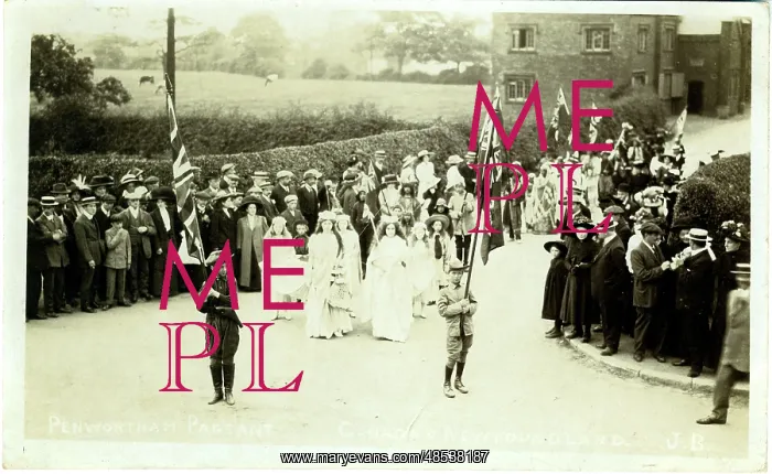 : Procession, Penwortham, Lancashire : Procession, Penwortham, Lancashire
