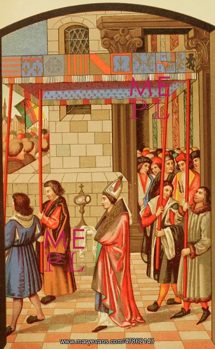 : Procession of Rene I of Anjou (1409-1480), King : Procession of Rene I of Anjou (1409-1480), King