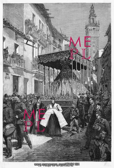 : PROCESSION AT SEVILLE : PROCESSION AT SEVILLE
