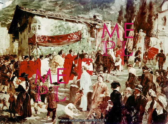  : Procession in Tyrol, by Degas