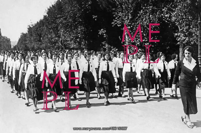 : Procession of Young Fascists through Rome, 1933 : Procession of Young Fascists through Rome, 1933