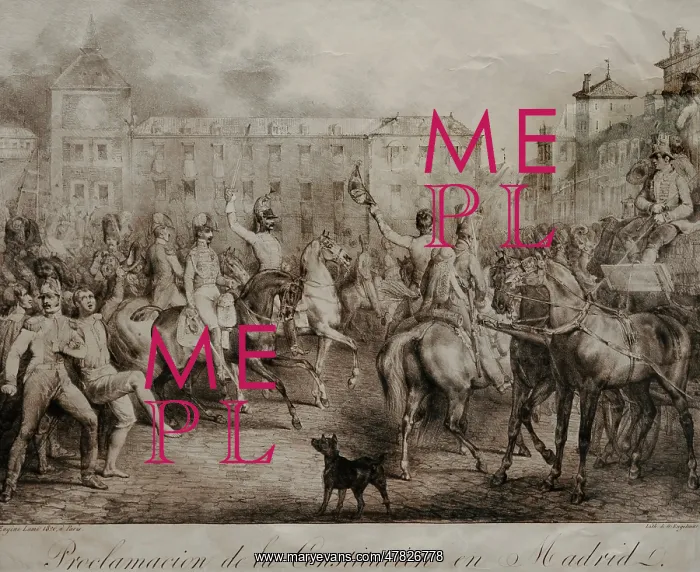 : Proclamation of the Constitution in Madrid, 1820 : Proclamation of the Constitution in Madrid, 1820