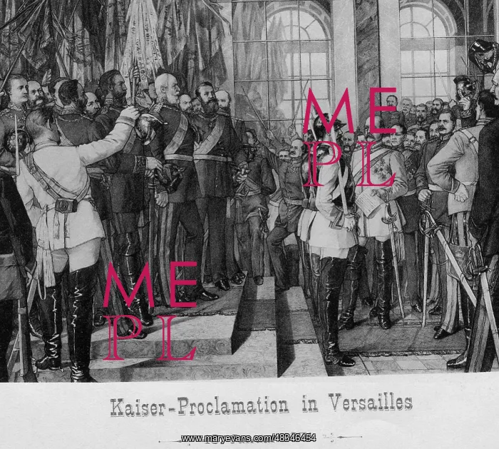 : Proclamation of the emperor in Versailles, 1871 : Proclamation of the emperor in Versailles, 1871