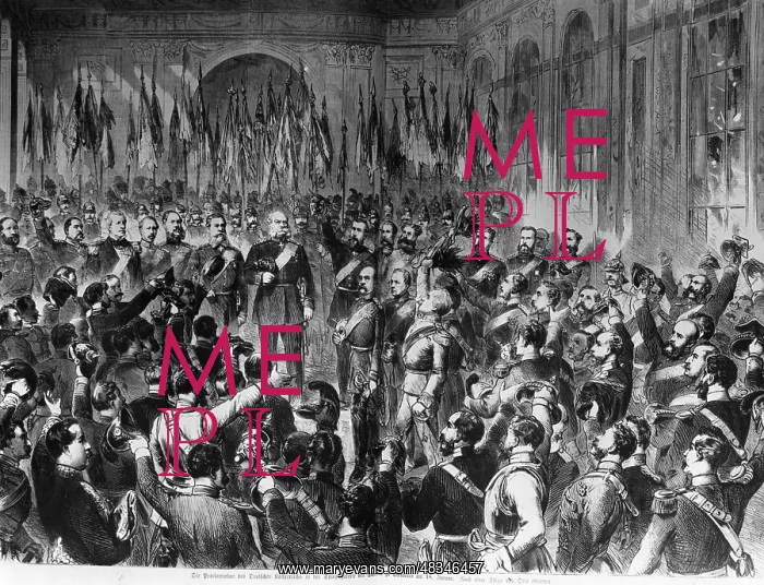 : Proclamation of the emperor in Versailles, 1871 : Proclamation of the emperor in Versailles, 1871