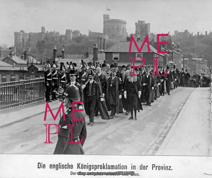 : Proclamation of George V to King : Proclamation of George V to King