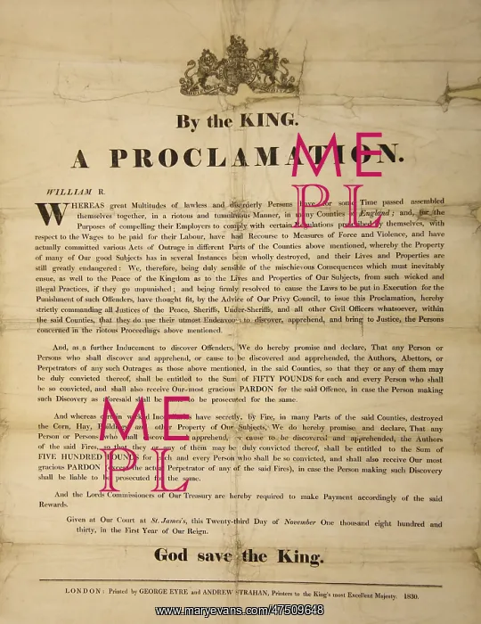 : PROCLAMATION BY THE KING : PROCLAMATION BY THE KING