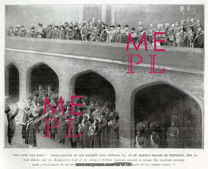 : Proclamation of King Edward VII at St. James's Palace : Proclamation of King Edward VII at St. James's Palace