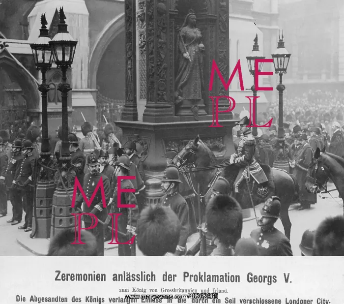 : Proclamation of King George V in London, 1910 : Proclamation of King George V in London, 1910
