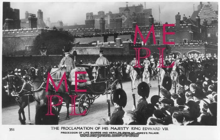 : The proclamation of his Majesty King Edward VIII : The proclamation of his Majesty King Edward VIII