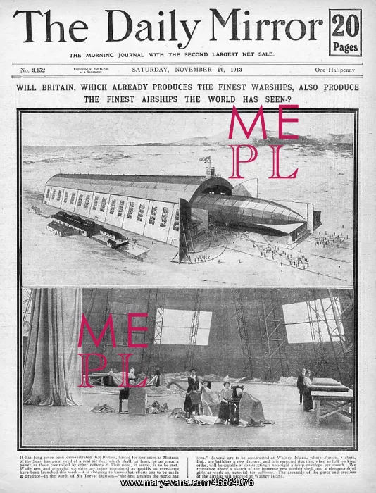 : Production of airships in Britain : Production of airships in Britain