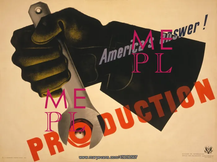 : Production, America's answer! American World : Production, America's answer! American World