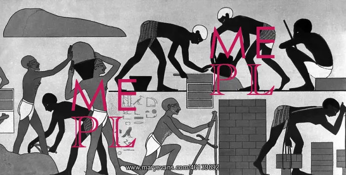 : Production of bricks, circa 1450 BC : Production of bricks, circa 1450 BC