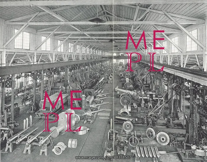 : Production of cannon, Germany. From Das Buch : Production of cannon, Germany. From Das Buch
