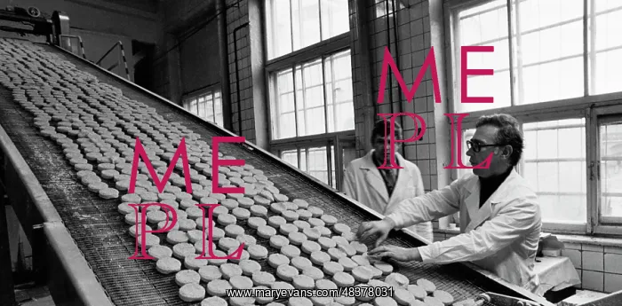 : Production of potato patties at Koloss plant : Production of potato patties at Koloss plant