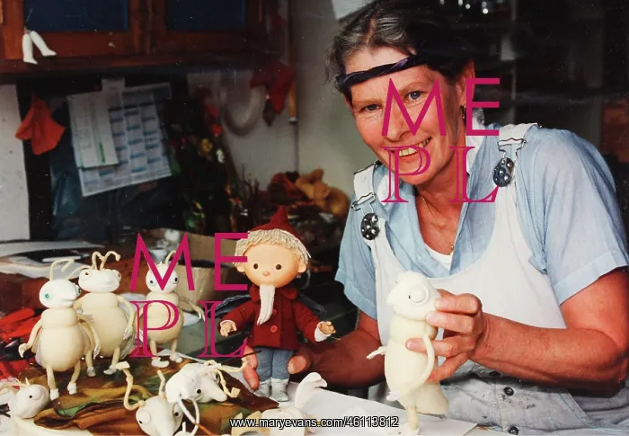 : Production of Sandman dolls in Sandmann studio in Berlin : Production of Sandman dolls in Sandmann studio in Berlin