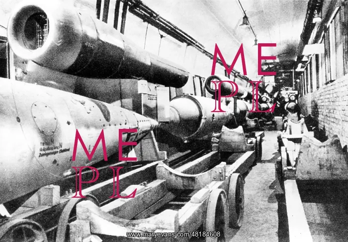 : Production of the V1 rocket at Mittelbau-Dora in a tunnel in : Production of the V1 rocket at Mittelbau-Dora in a tunnel in
