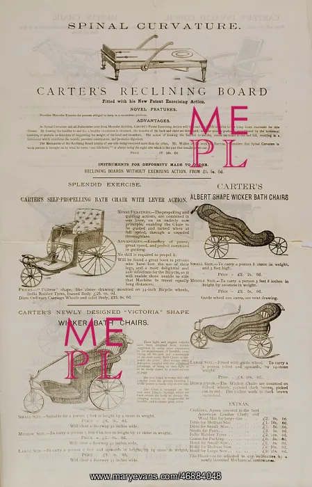  : Products - Carters Patented Invertions 1879