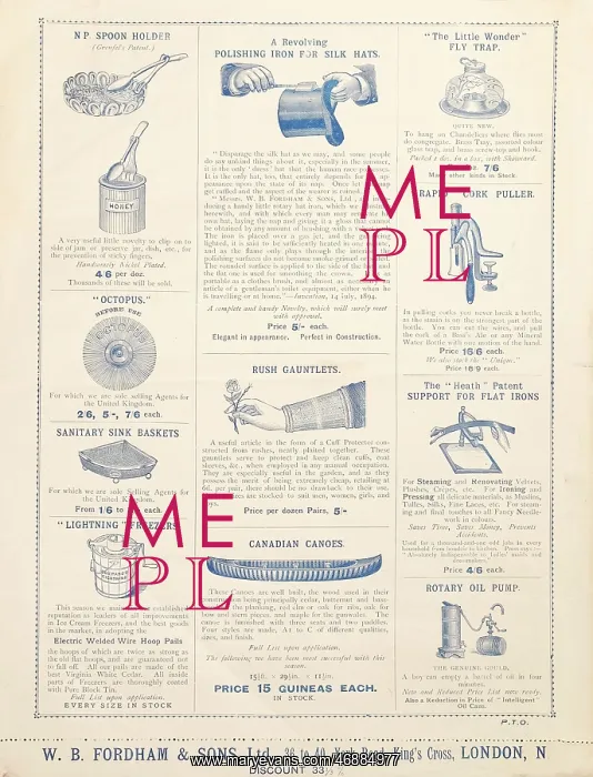  : Products - Fordham & Sons