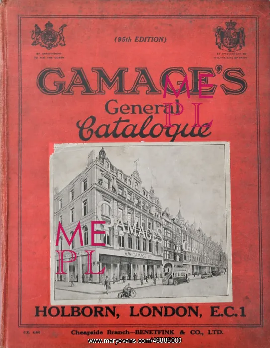  : Products - Gamages Catalogue