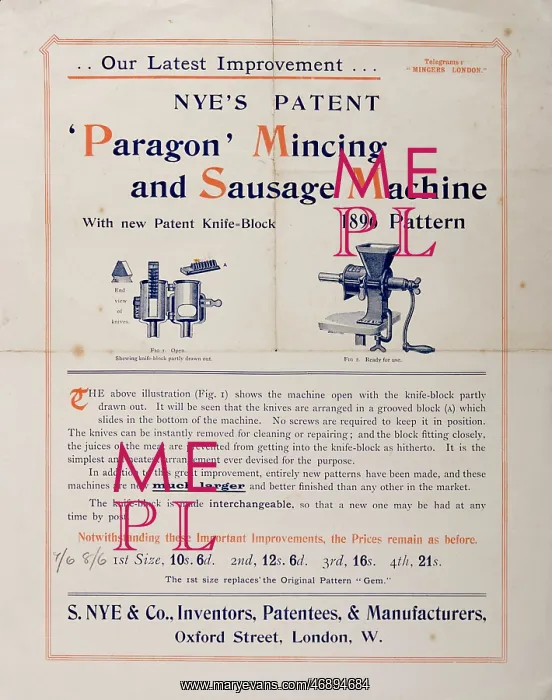  : Products - Paragon Mincing and Sausage Machine