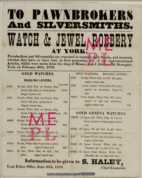  : Products - Pawnbrokers York