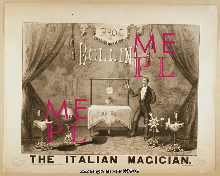 : Prof. Bollini the Italian magician : Prof. Bollini the Italian magician