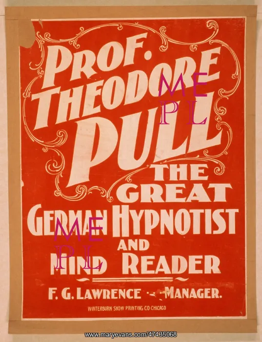 : Prof. Theodore Pull, the great German hypnotist and mind rea : Prof. Theodore Pull, the great German hypnotist and mind rea
