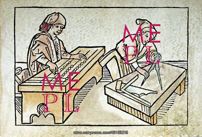 : professions, master builder with abacus and stonemason : professions, master builder with abacus and stonemason
