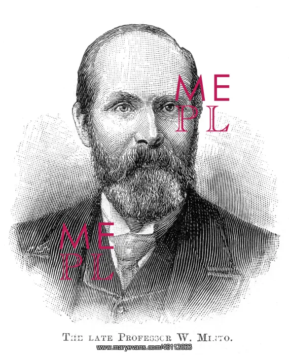 : Professor William Minto : Professor William Minto