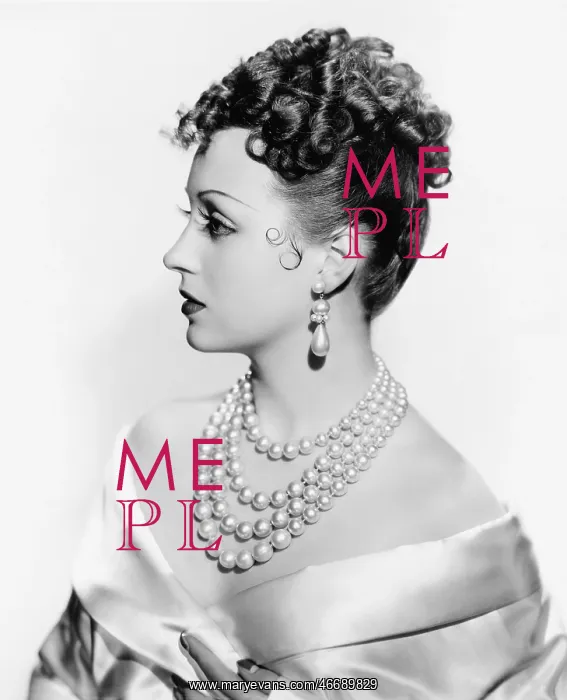 : Profile of an elegant woman : Profile of an elegant woman