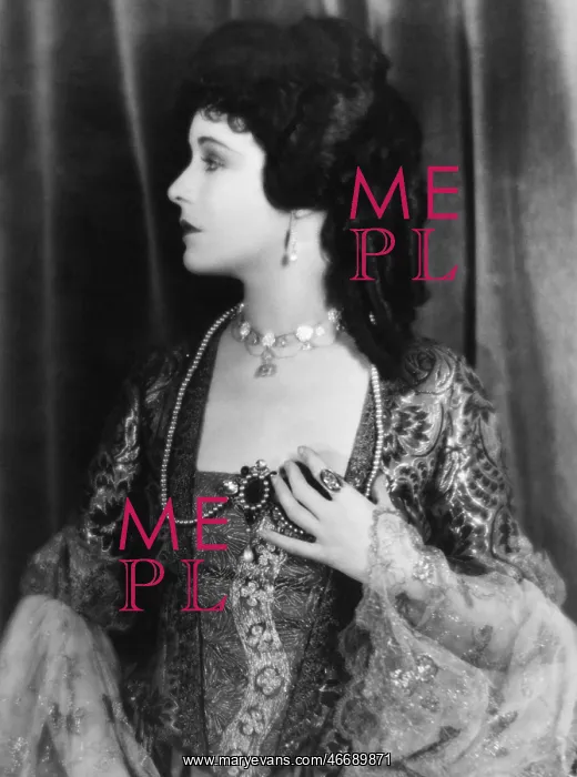 : Profile of an elegant woman : Profile of an elegant woman