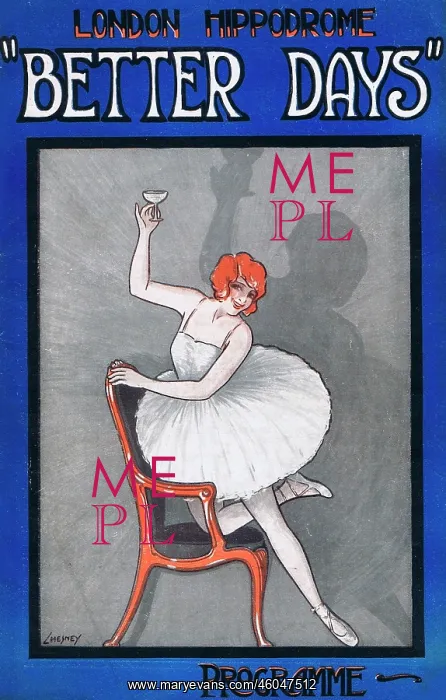 : Programme cover for Better Days, 1925 : Programme cover for Better Days, 1925