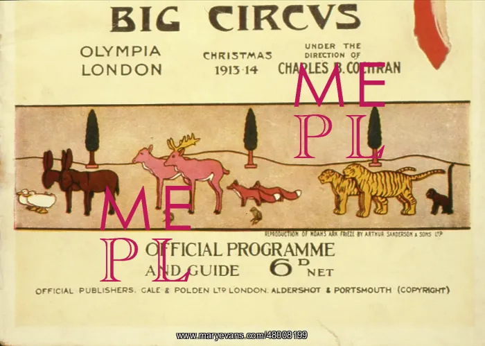 : Programme cover, Big Circus, Olympia, London : Programme cover, Big Circus, Olympia, London
