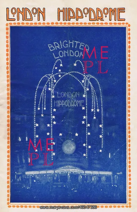 : Programme cover for Brighter London, 1923 : Programme cover for Brighter London, 1923