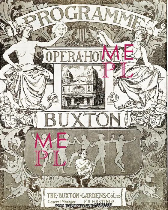 : Programme cover, Buxton Opera House : Programme cover, Buxton Opera House