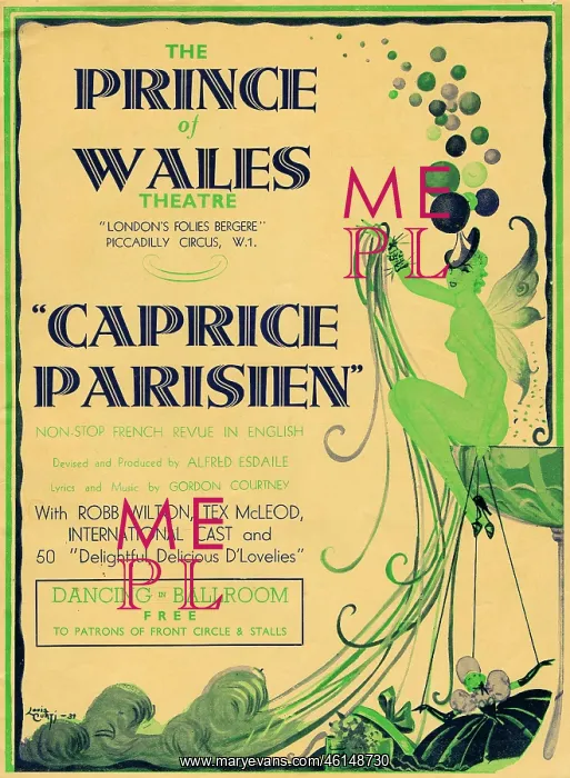 : Programme cover for Caprice Parisien : Programme cover for Caprice Parisien