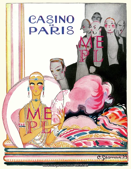 : Programme cover for Casino de Paris : Programme cover for Casino de Paris