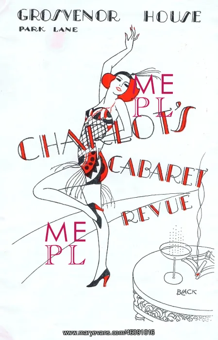 : Programme cover for Charlot's Cabaret Revue : Programme cover for Charlot's Cabaret Revue