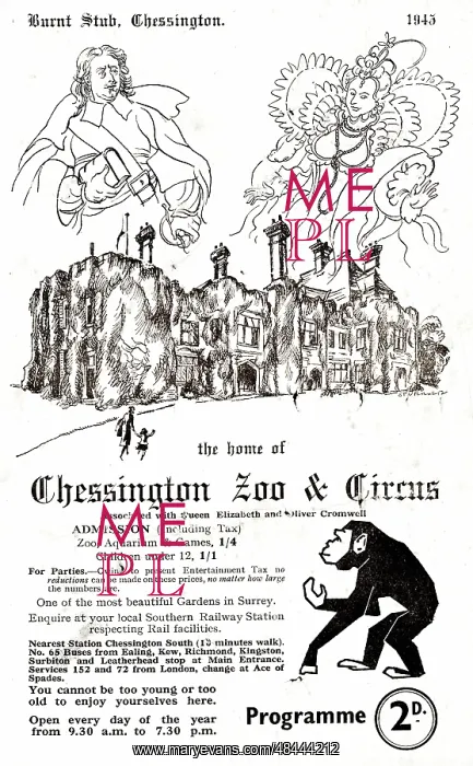 : Programme cover, Chessington Zoo & Circus : Programme cover, Chessington Zoo & Circus