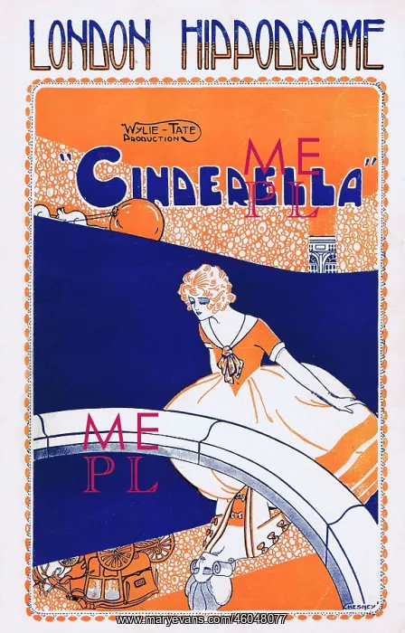 : Programme cover for Cinderella, 1922 : Programme cover for Cinderella, 1922