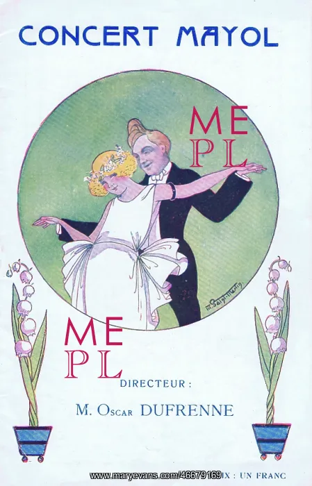  : Programme cover for Concert Mayol