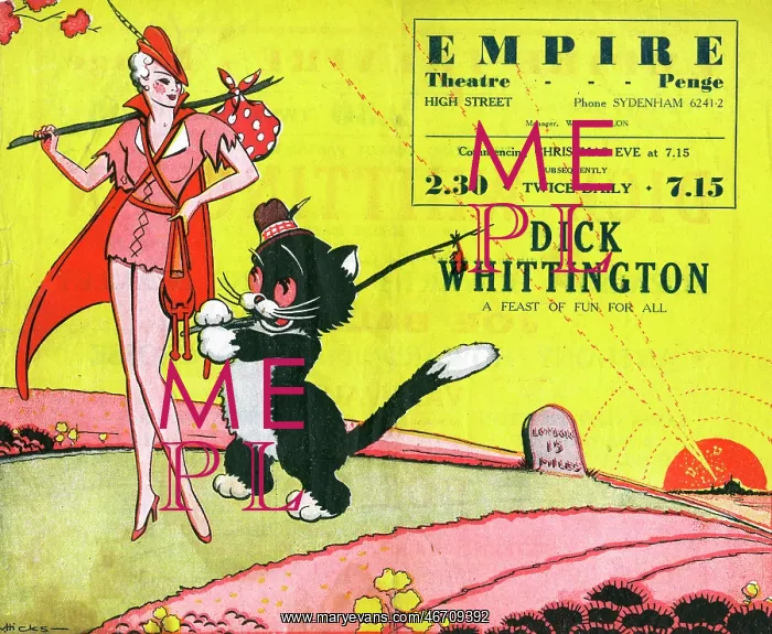 : Programme cover - Dick Whittington - Pantomime : Programme cover - Dick Whittington - Pantomime
