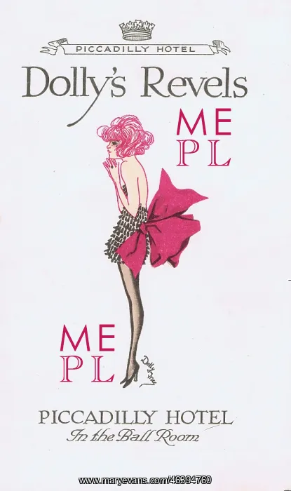 : Programme cover for Dolly's Revels cabaret : Programme cover for Dolly's Revels cabaret