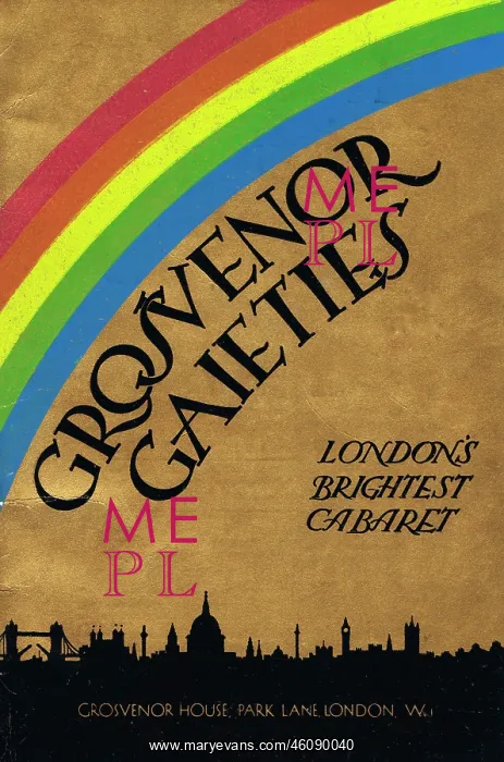 : Programme cover for Grosvenor Gaieties : Programme cover for Grosvenor Gaieties