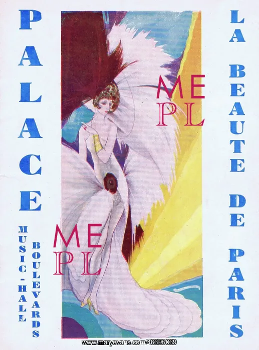 : Programme cover for La Beaute de Paris : Programme cover for La Beaute de Paris