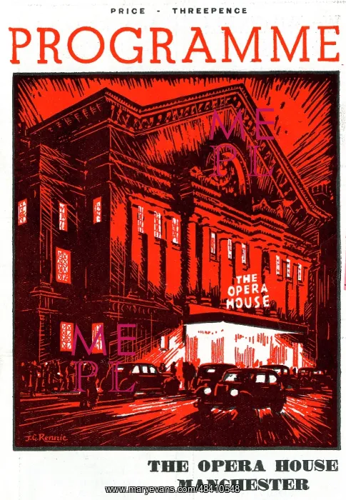  : Programme cover, The Opera House, Manchester
