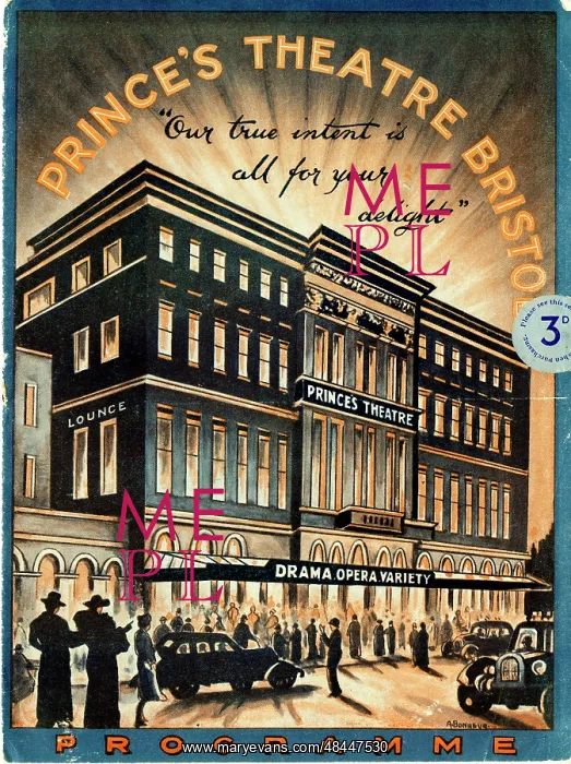 : Programme cover, Prince's Theatre, Bristol : Programme cover, Prince's Theatre, Bristol