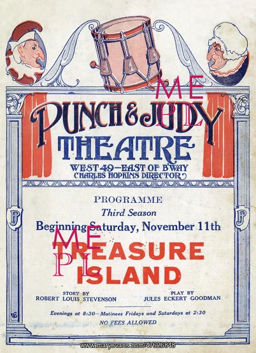 : Programme cover, Punch & Judy Theatre, New York, USA : Programme cover, Punch & Judy Theatre, New York, USA
