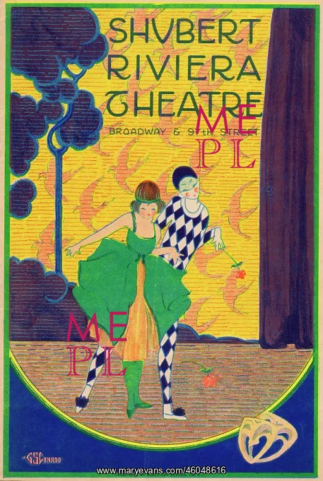 : Programme cover for Sitting Pretty, the Shubert Riviera Thea : Programme cover for Sitting Pretty, the Shubert Riviera Thea