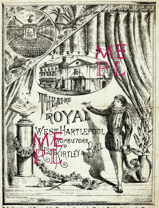 : Programme cover, Theatre Royal, West Hartlepool : Programme cover, Theatre Royal, West Hartlepool